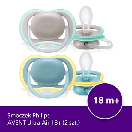 Smoczek Ultra Air 18m+, neutral  PHILIPS AVENT