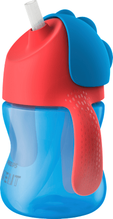 Trinkhalmbecher mit Griffen blau, 200 ml  PHILIPS AVENT