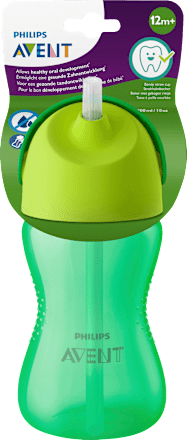 Trinkhalmbecher grün, ab 12. Monat, 300 ml PHILIPS AVENT