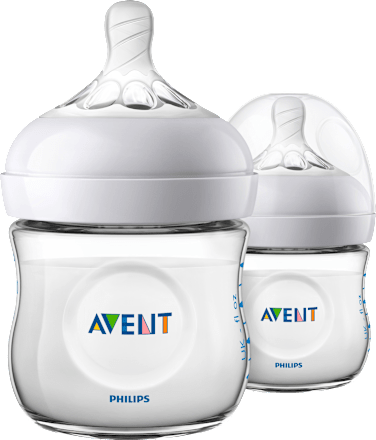 Babyflasche Natural, weiß, von Geburt an, 125ml PHILIPS AVENT