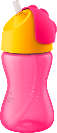 hrnek s ohebným brčkem růžový PHILIPS AVENT