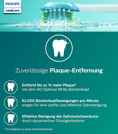Schallzahnbürste Protective Clean 5100 Blau HX6851/53 Philips