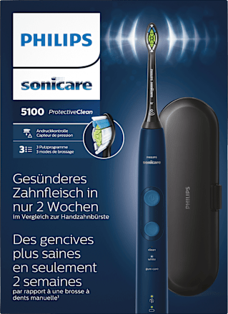 Schallzahnbürste Protective Clean 5100 Blau HX6851/53 Philips