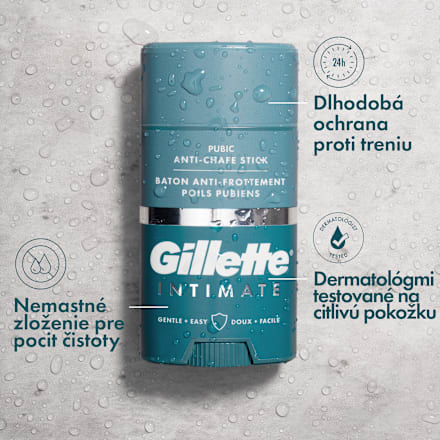 Tyčinka proti odieraniu v intímnej oblasti Intimate Gillette INTIMATE