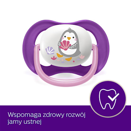 Smoczek uspokajający Ultra Air Collection (6-18m, girl) PHILIPS AVENT