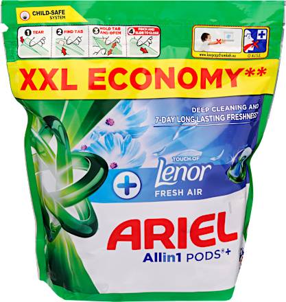 Mosókapszula Allin1 Touch of Lenor Fresh Air XXL Economy Ariel