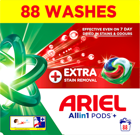 Allin1 PODS®+ kapsule za pranje rublja – Extra Clean ARIEL
