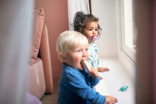 Schnuller ultra air happy Silikon, pink/lila, 6-18 Monate PHILIPS AVENT