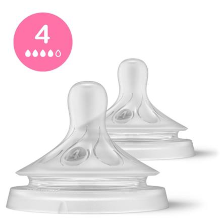 Trinksauger Natural Response Silikon, Durchflussrate 4 PHILIPS AVENT