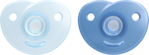 Schnuller Soothie Silikon, blau, 0-6 Monate PHILIPS AVENT