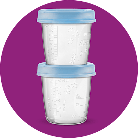 VIA poháriky na skladovanie - 180 ml PHILIPS AVENT
