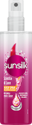 Glossy spray Scintille di luce + effetto seta sunsilk