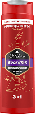 ROCKSTAR 3in1 - gel za tuširanje, šampon za kosu i gel za umivanje lica Old Spice