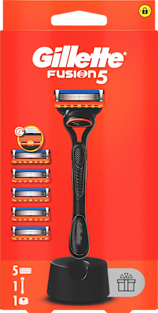 Aparat de ras Fuzion5 + suport + 5 rezerve Gillette