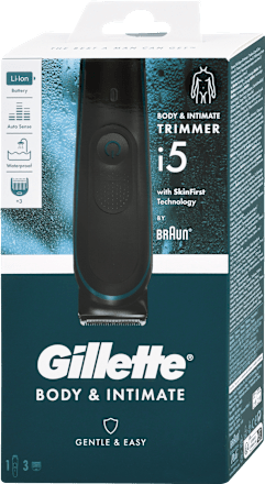 Pánsky holiaci strojček Body & Intimate Trimmer i5 Gillette INTIMATE