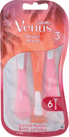 Dámske jednorazové holiace strojčeky Smooth Miami Gillette Venus