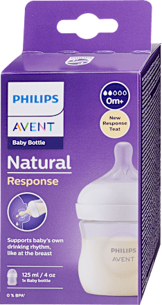 Natural cumisüveg újszülött kortól, 125 ml PHILIPS AVENT