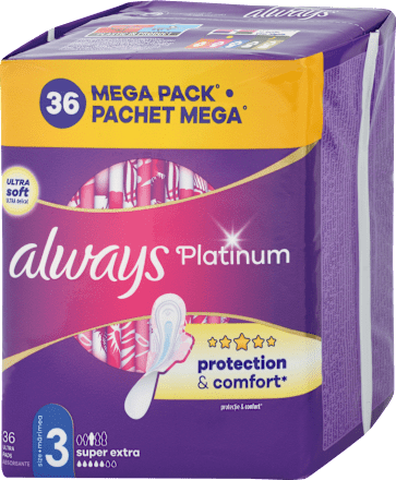 Hygienické vložky Platinum 3 Pads super extra always