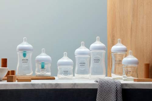 Babyflasche aus Glas Natural Response weiß 0+ Monate 120 ml PHILIPS AVENT