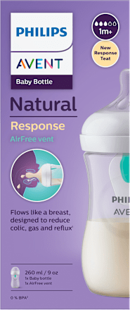 Cumisüveg AirFree szeleppel, 1 hónapos kortól 260ml PHILIPS AVENT