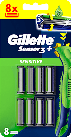 Sensor 3+ borotva betét, Sensitive Gillette