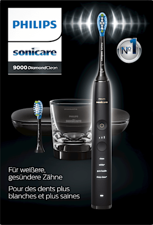Schallzahnbürste HX9913/18 Diamond Clean 9000 schwarz Philips Sonicare