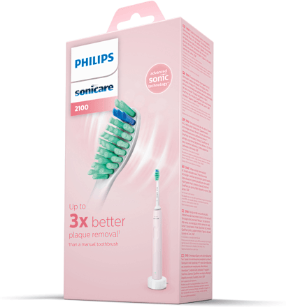 Spazzolino elettrico sonico 2100 Series Rosa Philips Sonicare