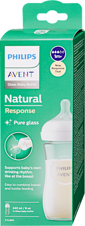 Natural üveg cumisüveg 1 hónapos kortól 240 ml PHILIPS AVENT