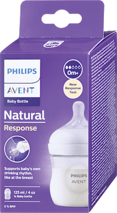 Steklenička za dojenčke Natural Response 125 ml, 0m+ PHILIPS AVENT