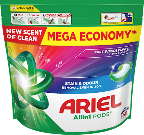 prací kapsle Allin1 Color Ariel