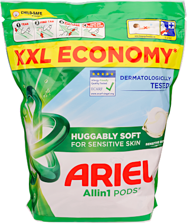 Mosókapszula Allin1 Sensitive XXL Economy Ariel