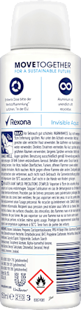 invisible aqua Anti-Transpirant Rexona