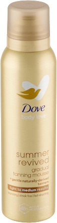 body love samoopalovací pěna na tělo summer revived light to medium Dove