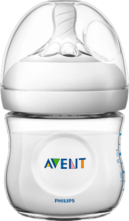 Babyflasche Natural, weiß, von Geburt an, 125ml PHILIPS AVENT