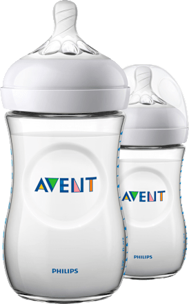 Babyflasche Natural, weiß, ab 1 Monat, 260ml PHILIPS AVENT