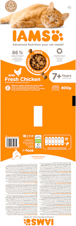 Trockenfutter Katze Huhn, Senior IAMS