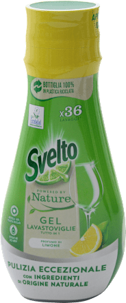 Gel Lavastoviglie Tutto In 1 Powered By Nature profumo di limone Svelto