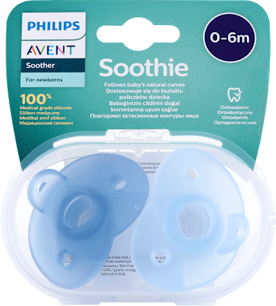 Soothie duda varalica – plava, 0 – 6 mj. PHILIPS AVENT