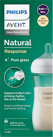 Natural üveg cumisüveg 1 hónapos kortól 240 ml PHILIPS AVENT