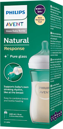 Natural üveg cumisüveg 1 hónapos kortól 240 ml PHILIPS AVENT