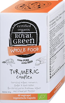 Prehransko dopolnilo kompleks kurkuma, Turmeric complex Royal Green