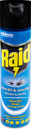sprej proti létajícímu hmyzu Raid