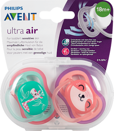 ultra air Schnuller 18+ Monate rosa PHILIPS AVENT