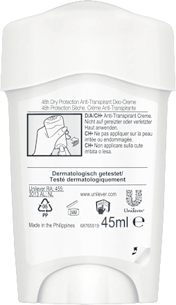 Antitranspirant Deocreme Maximum Protection Confidence Rexona