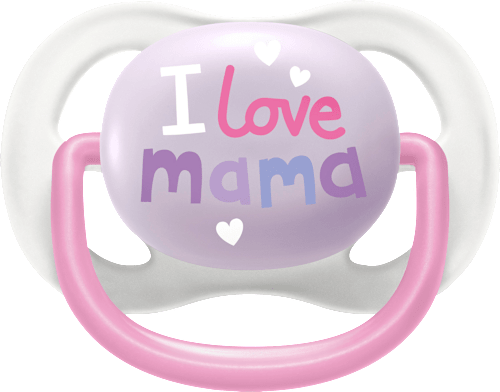 Schnuller ultra air happy Silikon, rosa/lila, 0-6 Monate PHILIPS AVENT