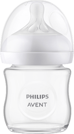 Babyflasche aus Glas Natural Response weiß 0+ Monate 120 ml PHILIPS AVENT