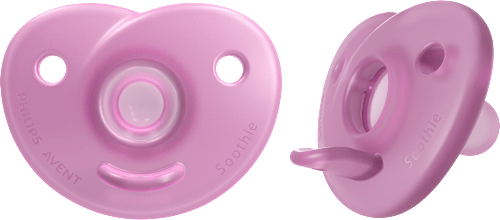 Schnuller Soothie Silikon, rosa/pink, 0-6 Monate PHILIPS AVENT