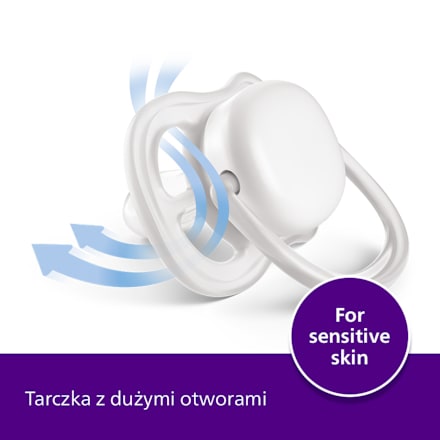 Smoczek Ultra Air 18m+, neutral  PHILIPS AVENT