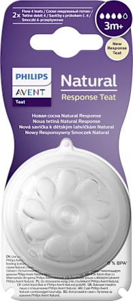 Tetina din silicon Natural Response 3+ PHILIPS AVENT