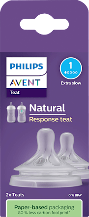 Trinksauger Natural Response Silikon, Durchflussrate 1 PHILIPS AVENT